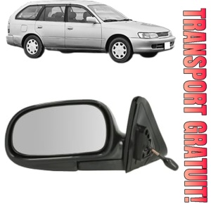 Oglinda Stanga TOYOTA COROLLA Estate (_E10_) din 1992 - 1997, Auto, Reglaj mecanic, Completa
