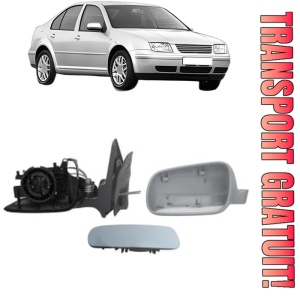 Oglinda Stanga Volkswagen BORA I (1J2) din 1998 - 2013, Auto, Reglaj mecanic, Completa