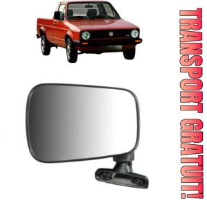 Oglinda Stanga Volkswagen CADDY I (14) din 1982 - 1992, Auto, Reglaj manual, Completa