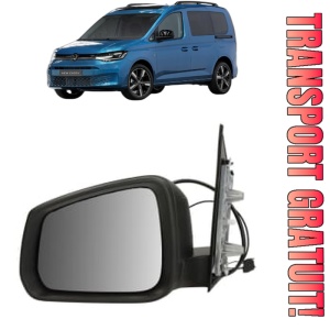 Oglinda Stanga Volkswagen CADDY V Box Body/MPV (SBA, SBH) din 2020 - 2024, Auto, Reglaj electric, Completa