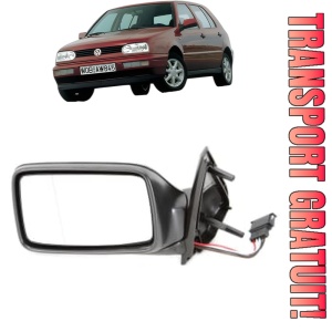 Oglinda Stanga Volkswagen GOLF III Van (1H1) din 1991 - 1997, Auto, Reglaj electric, Completa