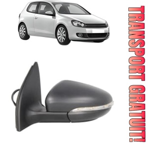 Oglinda Stanga Volkswagen GOLF VI (5K1) din 2008 - 2013, Auto, Reglaj electric, Completa