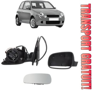 Oglinda Stanga Volkswagen LUPO I (6X1, 6E1) din 1998 - 2005, Auto, Reglaj electric, Completa
