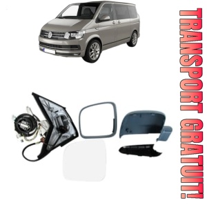 Oglinda Stanga Volkswagen MULTIVAN T5 (7HM, 7HN, 7HF, 7EF, 7EM, 7EN) din 2003 - 2015, Auto, Reglaj electric, Completa