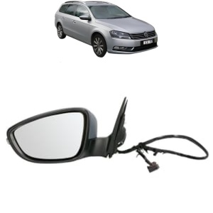 Oglinda Stanga Volkswagen PASSAT B7 Estate Van (365) din 2011 - 2014, Auto, Reglaj electric, Completa - Img 2