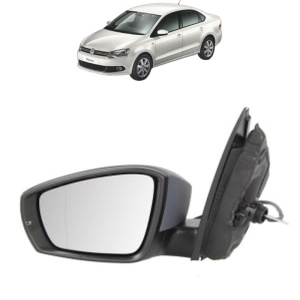 Oglinda Stanga Volkswagen POLO V Saloon (602, 604, 612, 614) din 2010 - 2022, Auto, Reglaj mecanic, Completa - Img 2