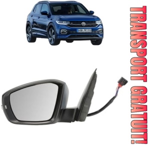 Oglinda Stanga Volkswagen T-CROSS (C11, D31) din 2018 - 2020, Auto, Reglaj electric, Completa