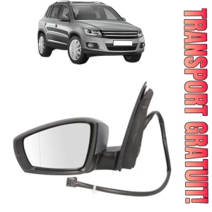 Oglinda Stanga Volkswagen TIGUAN (5N_) din 2007 - 2018, Auto, Reglaj electric, Completa
