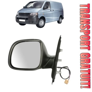 Oglinda Stanga Volkswagen TRANSPORTER T5 Van (7HA, 7HH, 7EA, 7EH) din 2003 - 2015, Auto, Reglaj electric, Completa