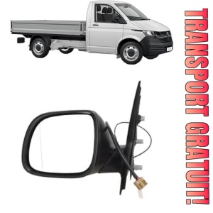 Oglinda Stanga Volkswagen TRANSPORTER T6 Platform/Chassis (SFD, SFE, SFL, SFZ, SJD, SJ din 2015 - 2024, Auto, Reglaj electric, Completa
