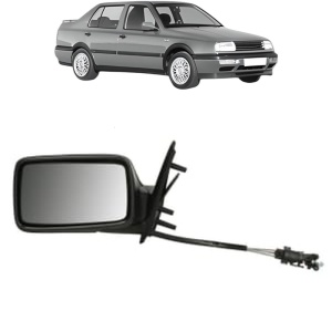 Oglinda Stanga Volkswagen VENTO (1H2) din 1991 - 1998, Auto, Reglaj mecanic, Completa - Img 2