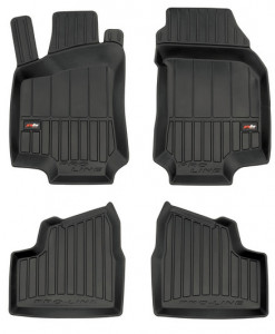 Opel Astra G Din 1998 - 2009, Sedan , Set Covorase Auto Tip Tavita Premium 3D, din cauciuc accesorii pentru autoturismul tau - masina v165091