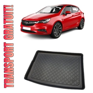 Opel Astra K Hatchback din 11.2015 - Prezent, Tavita Pentru Portbagaj Lux Premium Dedicata, Portbagaj Superior Roata Rezerva Ingusta *4