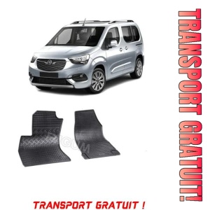Opel Combo D, Van, fabricat din 2012 - 12.2017, 2 Locuri, set covorase auto dedicate, din cauciuc 100% Premium - Transport Gratuit