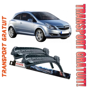 Opel Corsa D Set 2 stergatoare parbriz Bosch Aerotwin 600/475mm compatibile cu Opel CORSA D (S07) (2006-2014) (65 cm / 38 cm)