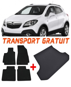 Opel Mokka-e Set Covorase + tavita portbagaj auto Opel Mokka-e B fabricatie 02.2021 - prezent, caroserie suv, fara portbagaj intermediar accesorii pentru autoturismul tau - masina v3012