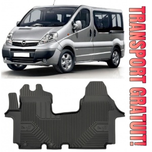 Opel Vivaro A Din 09.2001 - 08.2014, Van , Set Covorase Auto Tip Tavita Premium 3D, din cauciuc