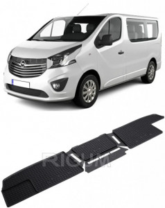 Opel Vivaro B, Van, fabricat din 09.2014 - 02.2019, Rand 2, set covorase auto dedicate, din cauciuc 100% Premium accesorii pentru autoturismul tau - masina v160731