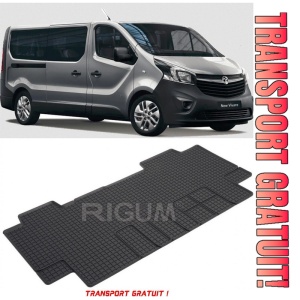 Opel Vivaro C, Van, fabricat din 03.2019 - Prezent, Rand 2, Masina Are 5 Locuri, set covorase auto dedicate, din cauciuc 100% Premium - Transport Gratuit