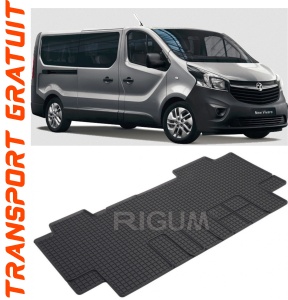 Opel Vivaro C, Van, fabricat din 03.2019 - Prezent, Rand 2, Masina Are 5 Locuri, set covorase auto dedicate, din cauciuc 100% Premium accesorii pentru autoturismul tau - masina v156996