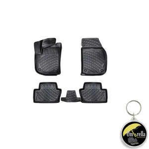 Opel Zafira B 2005-2014 Set 4 covorase auto din cauciuc tip tavita premium line 3D accesorii pentru autoturismul tau - masina v242305