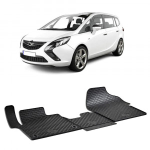 Opel Zafira Life (2016-) Set 3 covorase auto cauciuc Urban Line accesorii pentru autoturismul tau - masina v239231