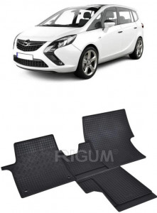 Opel Zafira Life fabricat din 2020 - Prezent (Covorase Fata), set covorase auto dedicate, din cauciuc 100% Premium accesorii pentru autoturismul tau - masina v157319