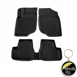 Peugeot 207 (2006-2012) Set covorase auto cauciuc G.Modern Line 3D accesorii pentru autoturismul tau - masina v239699