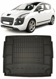 Peugeot 3008 I Suv din 05.2009 - 10.2016, Tavita Pentru Portbagaj Lux Premium Dedicata, Portbagaj Mijlociu *1 accesorii pentru autoturismul tau - masina v189079