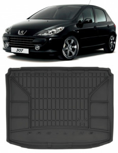 Peugeot 307 Hatchback din 03.2001 - 04.2007 *2, Tavita Pentru Portbagaj Lux Premium Dedicata, accesorii pentru autoturismul tau - masina v189937