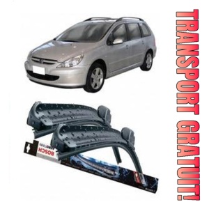 Peugeot 307 Sw Set 2 stergatoare parbriz Bosch Bosch Aerotwin 65 cm/65 cm compatibile cu Peugeot 307 Sw (3H) din 2002-2008 (65 cm / 65 cm)