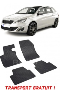 Peugeot 308 II, Combi, fabricat din 06.2014 - Prezent, set covorase auto dedicate, din cauciuc 100% Premium - Transport Gratuit accesorii pentru autoturismul tau - masina v38373