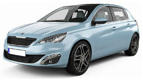 Peugeot 308 II din 08.2013 - 11.2021 Hatchback *1 , Tavita Pentru Portbagaj Lux Premium Dedicata, accesorii pentru autoturismul tau - masina v178928