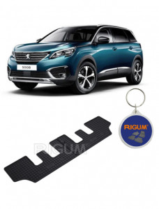 Peugeot 5008 II, Suv, fabricat din 07.2017 - Prezent, Rand 3, set covorase auto dedicate, din cauciuc 100% Premium accesorii pentru autoturismul tau - masina v159671