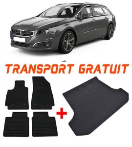 Peugeot 508 II Combi din 11.2018 - Prezent *1, Set Covorase + tavita portbagaj auto accesorii pentru autoturismul tau - masina v816