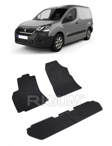 Peugeot Partner II, Van, fabricat din 2008 - 08.2018, 5 Locuri, Packet Child, set covorase auto dedicate, din cauciuc 100% Premium accesorii pentru autoturismul tau - masina v159179