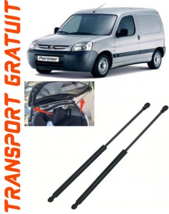 Peugeot Partner Set 2 amortizoare pentru portbagaj / haion Krosno compatibil cu Peugeot Partner Van fabricat intre 2008-2016 accesorii pentru autoturismul tau - masina v88674