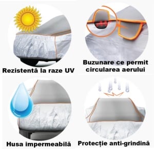Prelata Antigrindina pentru auto Bmw X5 (G05) (2018-) - husa protectie antigrindina si intemperii meteo severe - anti-grindina vijelii furtuni pentru auto accesorii pentru autoturismul tau - masina v58090
