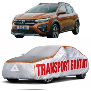 Prelata Antigrindina pentru auto Dacia Sandero Stepway Prestige 2020- - husa protectie antigrindina si intemperii meteo severe - anti-grindina vijelii furtuni pentru auto
