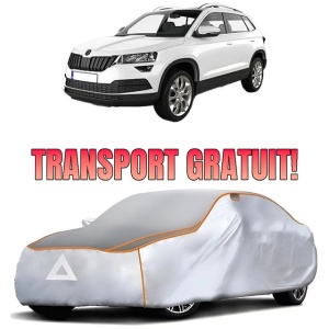 Prelata Antigrindina pentru auto Skoda Karoq (2018-) - husa protectie antigrindina si intemperii meteo severe - anti-grindina vijelii furtuni pentru auto
