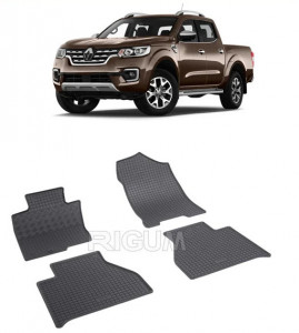Renault Alaskan, Pick-Up, fabricat din 09.2017 - Prezent, set covorase auto dedicate, din cauciuc 100% Premium accesorii pentru autoturismul tau - masina v159400