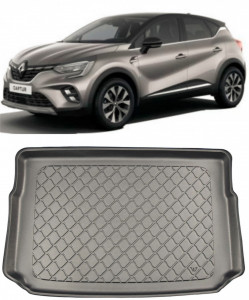 Renault Captur Tavita pentru portbagaj compatibila Renault Captur II Techno MHEV fabricatie 05.2022 - prezent, caroserie suv, portbagaj superior, podea variabila in pozitie superioara accesorii pentru autoturismul tau - masina v110826