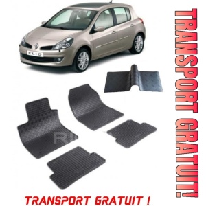 Renault Clio III, Hatchback, fabricat din 09.2005 - 09.2012, Set 5 Covorase Auto ( tunel median) - Transport Gratuit
