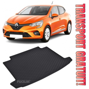 Renault Clio Tavita pentru portbagaj din cauciuc, compatibila Renault Clio IV Grandtour fabricatie 03.2013 - 02.2021, caroserie combi