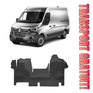 Renault Master III Din 2010 - Prezent, Van , Set Covorase Auto Tip Tavita Premium 3D, din cauciuc