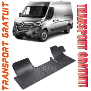 Renault Master III, Van, fabricat din 2010 - Prezent, 3 Locuri, set covorase auto dedicate, din cauciuc 100% Premium - Transport Gratuit (Copy 1)