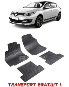 Renault Megane III fabricat din 11.2008 - 12.2015, Hatchback, set covorase auto dedicate, din cauciuc 100% Premium - Transport Gratuit accesorii pentru autoturismul tau - masina v38112