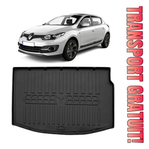 Renault Megane III Hatchback (2008-2015) Tavita cauciuc pentru protectie portbagaj