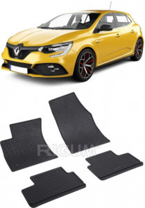 Renault Megane IV, Hatchback, fabricat din 01.2016 - Prezent, set covorase auto dedicate, din cauciuc 100% Premium accesorii pentru autoturismul tau - masina v159216