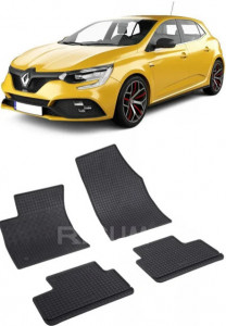 Renault Megane IV, Hatchback, fabricat din 01.2016 - Prezent, set covorase auto dedicate, din cauciuc 100% Premium accesorii pentru autoturismul tau - masina v159217